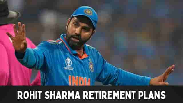 Image for Rohit Sharma Retirement Plans, Drops Hints When he Will Retire from Cricket?