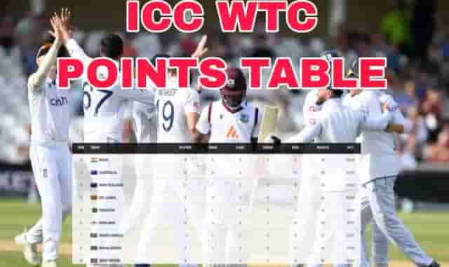 Image for ICC WTC Points Table Updated After ENG vs WI 2nd Test | Big Changes in Standings After England's Baz-win | ICC World Test Championship 2023-25