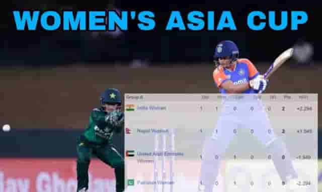 Image for Women's Asia Cup Points Table 2024 Updated on 21 July; Dominating India Women on TOP! | Check Full Updated ACC Women's Asia Cup 2024 Points table