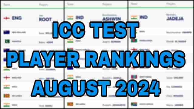 Image for ICC Test Player Rankings; 9 Indians In Top 10 Of each Catagory | Check Full Test Player Standings