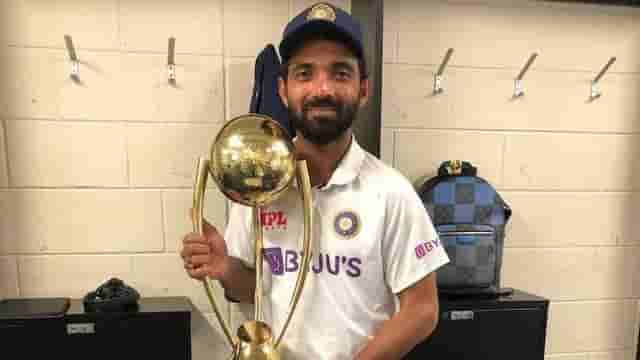 Image for Ajinkya Rahane received a grand welcome upon arriving India by wife and daughter