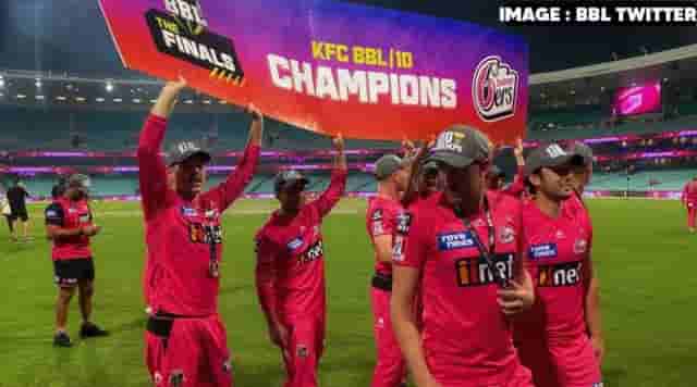 Image for Sydney Sixers defeated Perth Scorchers to win the Big Bash League Title 2020-21