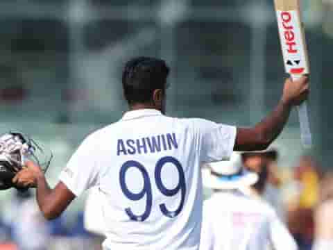 Image for India vs England: Ashwin credits batting coach Vikram Rathore for his fifth test ton during the second test