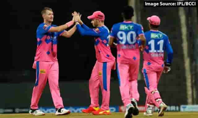 Image for Vivo IPL 2021 RR vs KKR: Rajasthan Royals (RR) beat Kolkata Knight Riders (KKR) by six wickets