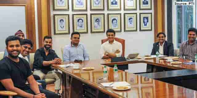 Image for Virat Kohli and Sourav Ganguly and other BCCI officials discussed roadmap of the T20 World Cup 2021