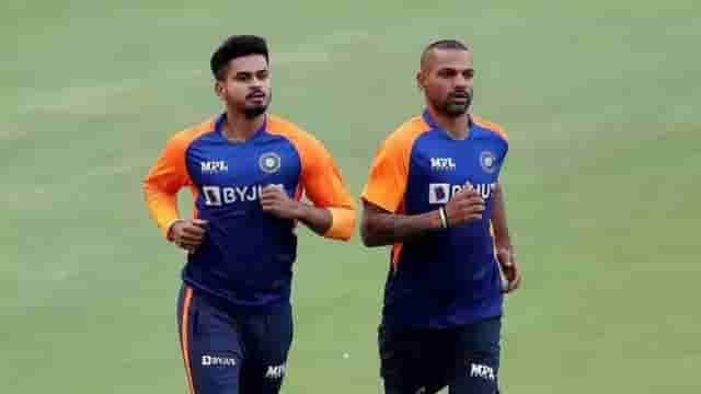 Image for INDvsWI: Shikhar Dhawan, Shreyas Iyer cleared to train, tested covid negative