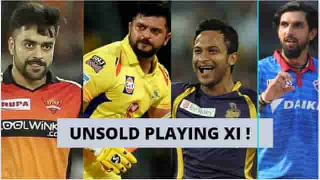 Image for IPL 2022 Mega Auction: Unsold Players Playing XI.?