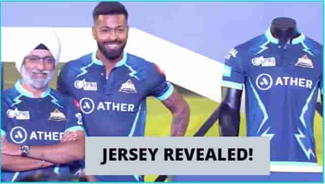 Image for IPL 2022: Gujarat Titans Reveal New Jersey at Narendra Modi Stadium.&nbsp;