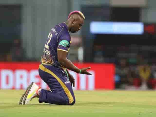 Image for Andre Russell sustained shoulder injury during KKR vs RCB match, last night