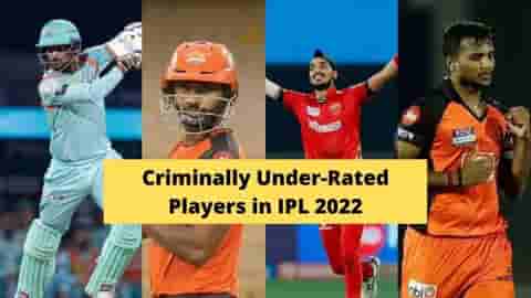 Image for IPL 2022: Top 5 Underrated Players in IPL 2022.&nbsp;