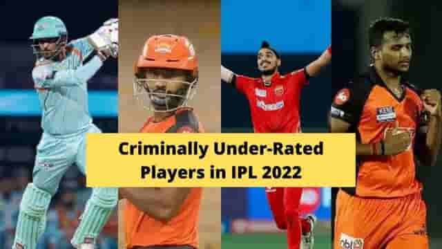 Image for IPL 2022: Top 5 Underrated Players in IPL 2022.&nbsp;