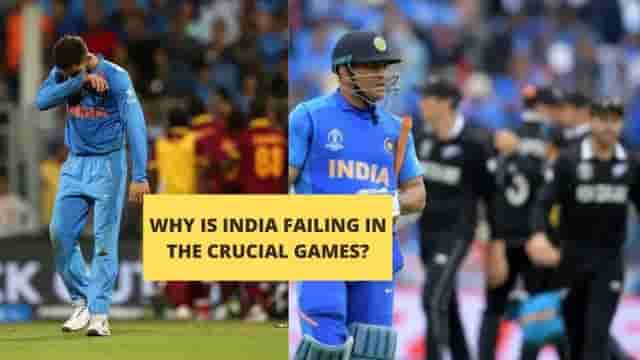 Image for Indian Cricket Team: What is going Wrong in Crucial Matches? 2022.?