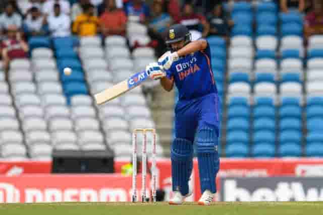 Image for Rohit Sharma overtakes Virat Kohli, completes two records during INDvWI 1st T20I