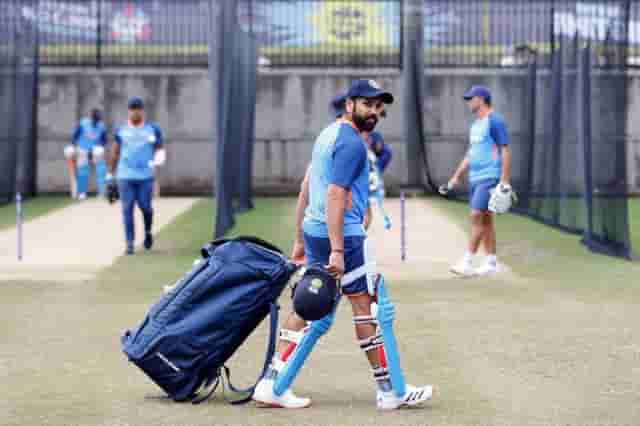 Image for T20 World Cup 2022: Rohit Sharma struck on his right forearm ahead of India vs England semi-final