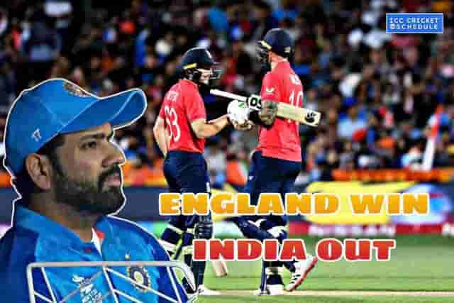 Image for T20 World Cup 2022 Semifinal India vs England: England reached the final after defeating India by 10 wickets, Rohit Sharma became the villain of India