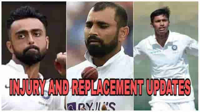 Image for India vs Bangladesh | Test 2022 | Injury Updates: Injured Indian players and replacement list.