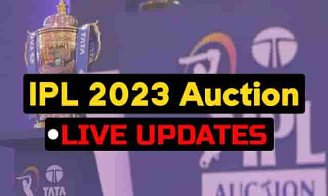 Image for TATA IPL 2023 Auction: Best Live Updates, Click Here. Updated Teams, Squads, Purse. Sam Curran goes for 18.5 Crores to Punjab Kings! Green to Mumbai for 17!