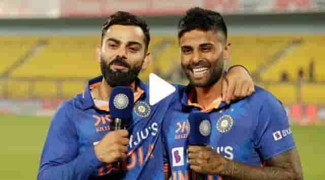 Image for Virat Kohli Interview: Suryakumar Yadav took Virat Kohli's funny interview, know what Kohli said in one click