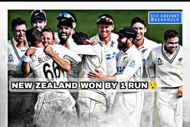 Image for NZ vs ENG,2nd Test Match: New Zealand beat England by one run in a thrilling match, read full match highlights in one click