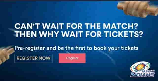 Image for IPL 2023 Tickets Online Pre-Registration for Mumbai Indians, How to book IPL 2023 Tickets?