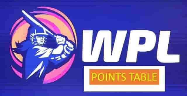 Image for WPL 2023 Points Table