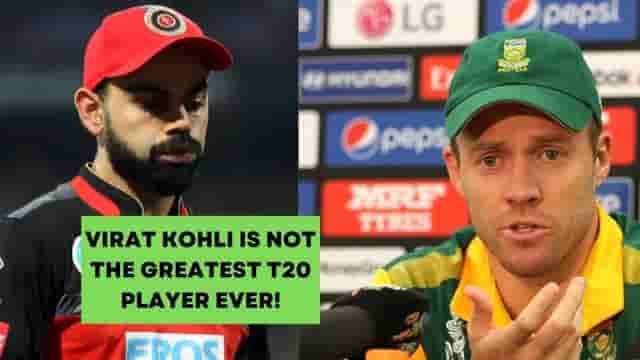 Image for AB De Villiers Names His Greatest T20 Player of All Time. It is not Virat Kohli. Breaking News 2023.?