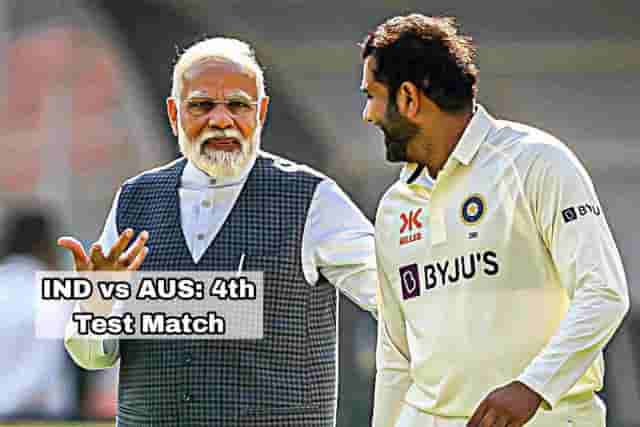 Image for IND vs AUS: Australia's great start on the first day in the fourth test match, Narendra Modi and the President of Australia were present at the stadium