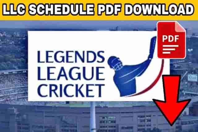 Image for Legends League Cricket (LLC) Masters 2023 PDF Download