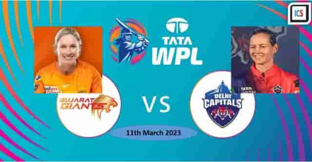 Image for WPL 2023: Gujarat Giants vs Delhi Capitals, 9th Match Women IPL 2023.