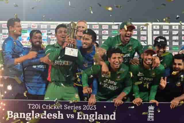 Image for ENG vs BAN: Bangladesh whitewashed England 3-0 in the T20I series. Read Full Details here