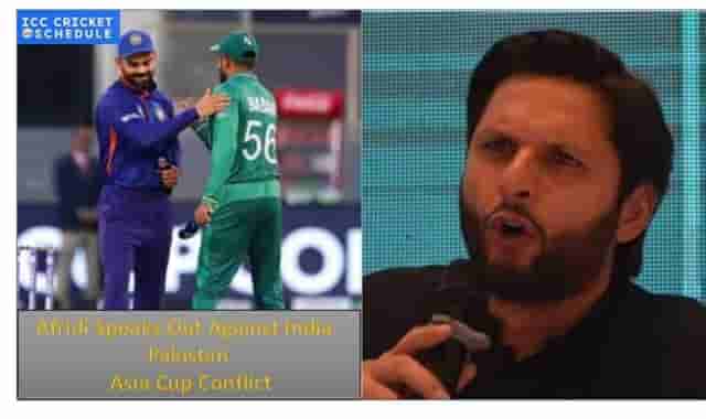 Image for Afridi Speaks Out Against India-Pakistan Asia Cup Conflict: Emphasizes Peaceful Exchange.