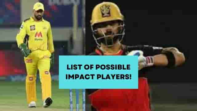 Image for TATA IPL 2023: List of Possible?Impact Player Per Team in the TATA IPL 2023.?