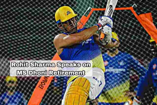 Image for IPL 2023 Breaking News: Rohit Sharma gave a big statement regarding Dhoni's IPL?retirement