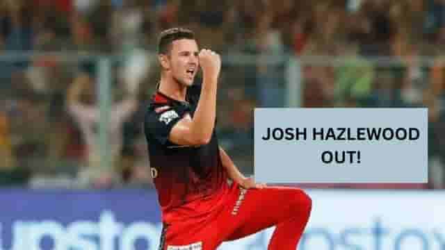 Image for TATA IPL 2023: Josh Hazlewood Set to Miss Initial Part of IPL, Maxwell Uncertain for 1st Game.?