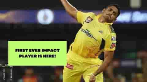 Image for CSK VS GT: Tushar Deshpande Is the First Ever Impact Player in the History of TATA IPL.?