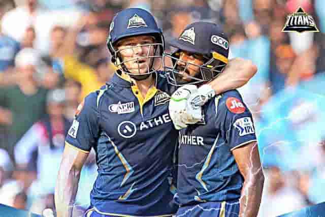 Image for GT vs KKR: Gujarat Titans scored 204 runs while batting first | IPL Live Score