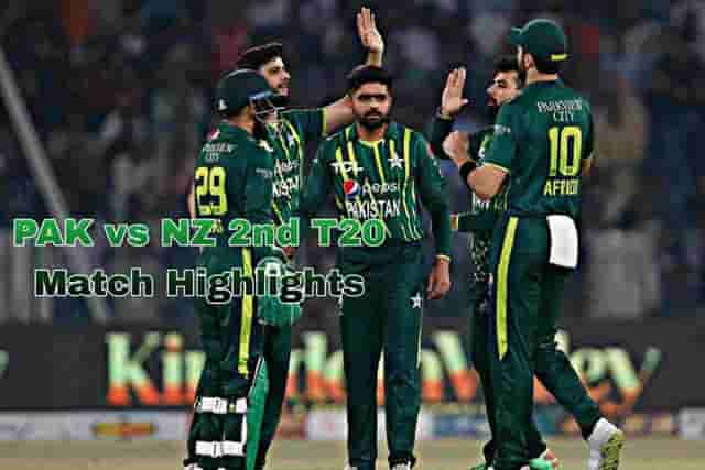 Image for PAK vs NZ Match Highlights: Babar Azam's century helped Pakistan beat New Zealand by 38 runs in the second T20 match