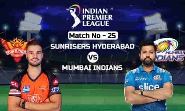 Image for SRH vs MI Dream11 Prediction, Sunrisers Hyderabad vs Mumbai Indians Fantasy Team Prediction, Live Streaming Details IPL 2023