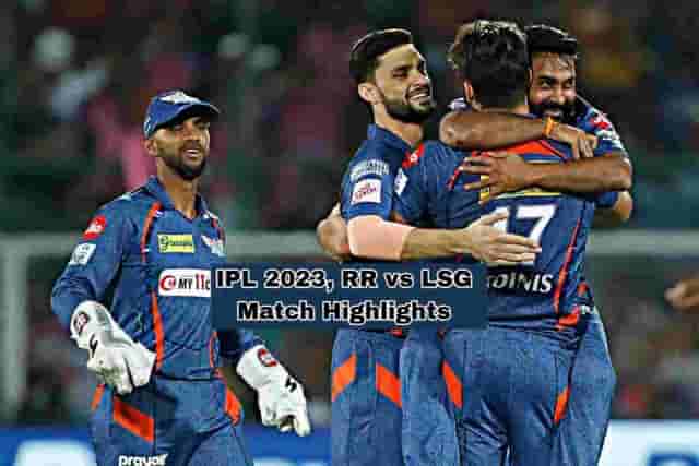 Image for IPL 2023, RR vs LSG: In a low-scoring match, Lucknow beat Rajasthan Royals by 10 runs | Updated Points Table after RR vs LSG