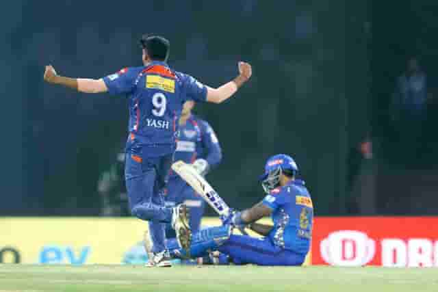 Image for IPL 2023: Mumbai Indians lost the Thriller Match, LSG still alive for the IPL 2023 Playoffs