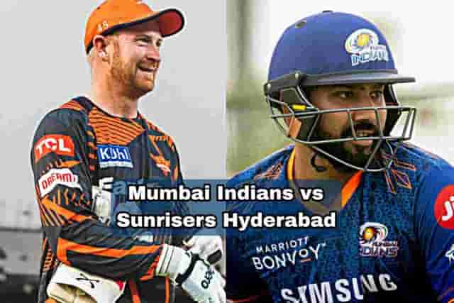 Image for MI vs SRH Dream 11 Prediction, Fantasy Team, Expected Playing 11, Pitch Report, Live Streaming Details Mumbai Indians vs Sunrisers Hyderabad | IPL 2023