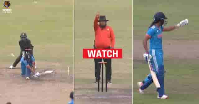 Image for IND-W vs BAN-W: Harmanpreet Kaur Fumes at 'Pathetic Umpiring' as 3rd ODI Resulted in a Tie