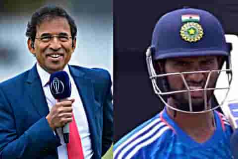 Image for Harsha Bhogle has commented on the controversy between Hardik Pandya and Tilak Verma | IND vs WI