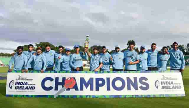 Image for IND vs IRE 2023: India won the series by 2-0 after the Third T20I match was called off due to the rain