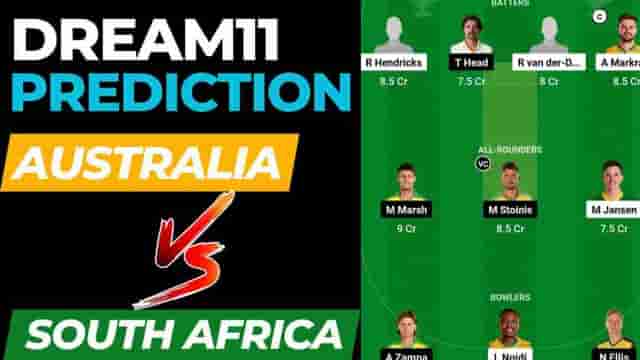 Image for AUS vs SA Dream11 Prediction 2nd T20I 2023, Kingsmead Cricket Ground Pitch Report | Australia vs South Africa Dream11 Team, T20I Stats &amp; Records