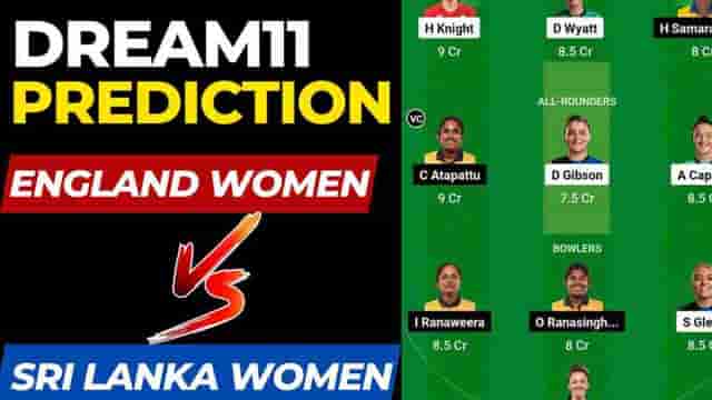 Image for ENG-W vs SL-W Dream11 Prediction 3rd T20I Match | England Women vs Sri Lanka Women Dream11 Team, County Cricket Ground Derby Stadium Pitch Report