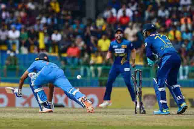 Image for IND vs SL 2023: End of 1st Inning, India Finished at 213/10, Rohit Sharma scored 53 runs whereas Sri Lankan Youngster Dunith Wellalage took five wickets