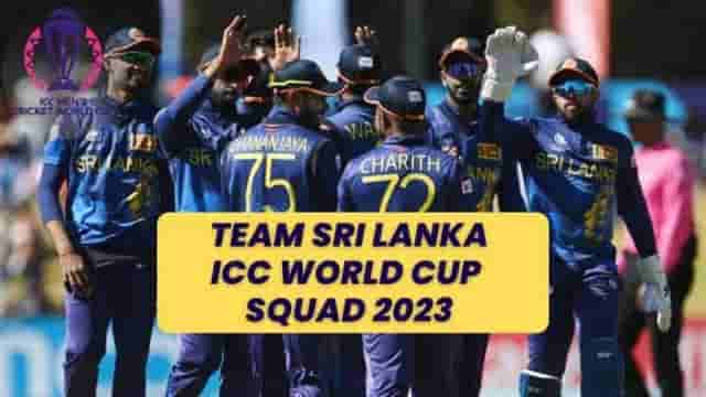 Image for World Cup 2023: Sri Lanka Announced Squad For World Cup; Hasaranga Misses Out, Shanaka To Lead.