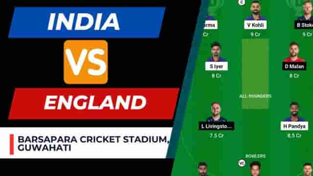 Image for IND vs ENG Dream11 Prediction World Cup Warm-up match No. 4 | India vs England Dream11 Team, Barsapara Cricket Stadium Guwahati Pitch Report