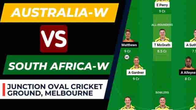 Image for AUS-W vs WI-W Dream11 Prediction 2nd ODI | Australia Women vs West Indies Women Dream11 Team, Junction Oval Melbourne Pitch Report